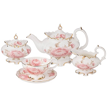 ЧАЙНЫЙ СЕРВИЗ LEFARD "АСТРА" НА 6 ПЕР. 15 ПР. 800/350/200/250 МЛ (КОР=2НАБ.)