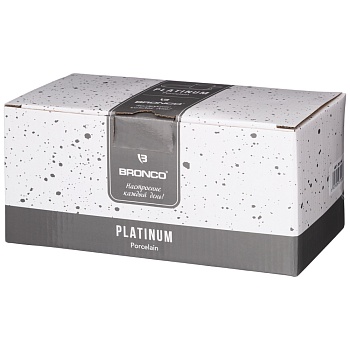 ЧАЙНАЯ ПАРА BRONCO "PLATINUM" 230МЛ (КОР=24НАБ.)