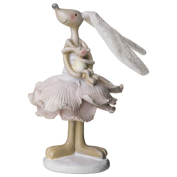 ФИГУРКА ДЕКОРАТИВНАЯ КРОЛИК 11,5*11,5*26,5 СМ