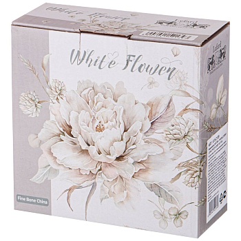 САЛАТНИК-ТАРЕЛКА СУПОВАЯ LEFARD "WHITE FLOWER" 15,5*7 СМ 800 МЛ (КОР=24ШТ.)