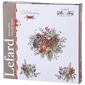 БЛЮДО ДВУХЪЯРУСНОЕ LEFARD "CELEBRATION" 19*23 СМ (КОР=24ШТ)