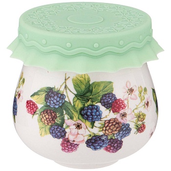 БАНОЧКА  С СИЛИКОНОВОЙ КРЫШКОЙ LEFARD "ЕЖЕВИКА" 180 МЛ (КОР=72ШТ.)