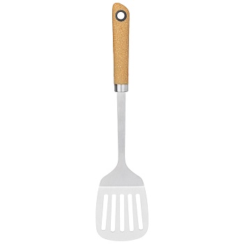 ЛОПАТКА С ПРОРЕЗЯМИ AGNESS "NATURE" НЕРЖ СТАЛЬ (МАЛ=12ШТ./КОР=72ШТ.)