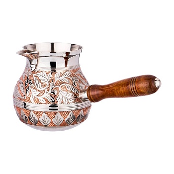 ТУРКА РЕЗНАЯ "ROSSO" 450МЛ. ЛАТУНЬ (КОР=40ШТ.)