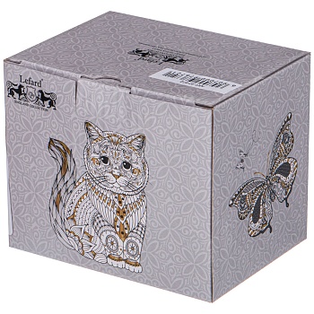 КРУЖКА LEFARD "КОТ" 350МЛ МАЛ УП=12ШТ