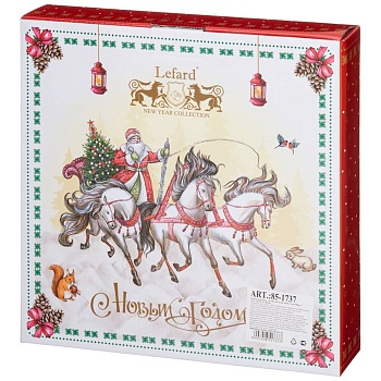 БЛЮДО LEFARD "ТРОЙКА" 26*4 СМ КРАСНОЕ (КОР=8ШТ.)