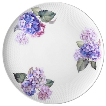 НАБОР ТАРЕЛОК ОБЕДЕННЫХ LEFARD "HORTENSIA" 2 ШТ. 25,5 СМ (КОР=12НАБ.)