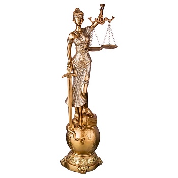 ФИГУРКА "ФЕМИДА" 12*11*40,5 СМ. СЕРИЯ "МАХАРАДЖИ" (КОР=9ШТ.)