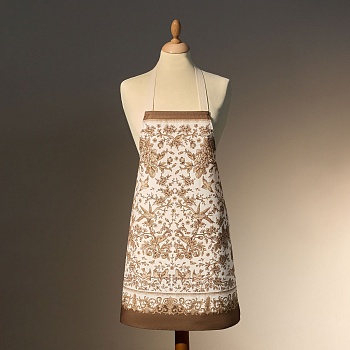 ФАРТУК "ROYAL GARDEN", 60Х70СМ ,100% ХЛОПОК,БЕЛЫЙ ,ТВИЛ,ПРОПИТКА