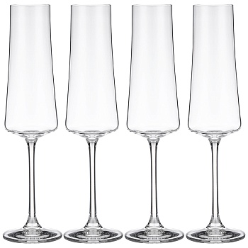 НАБОР БОКАЛОВ ДЛЯ ШАМПАНСКОГО ИЗ 4 ШТ. "XTRA" 210 МЛ
