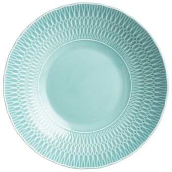 ТАРЕЛКА СУПОВАЯ "СОФИЯ ГОЛУБАЯ" 22 СМ МАЛ.УП.=6ШТ БЕЗ УПАК.