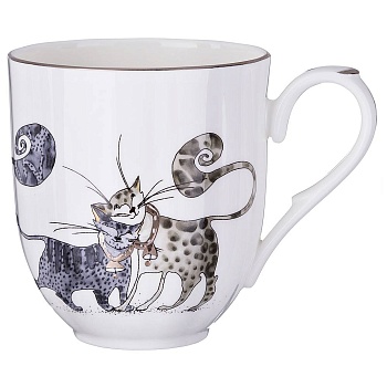 КРУЖКА LEFARD "КОТИКИ" 450 МЛ (КОР=48ШТ.)