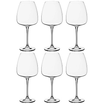 НАБОР БОКАЛОВ ДЛЯ ВИНА ИЗ 6 ШТ. "ALIZEE/ANSER" 770 МЛ ВЫСОТА=25 СМ (КОР=4НАБОР.)