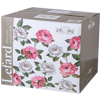 ЧАЙНЫЙ СЕРВИЗ LEFARD "MELODY OF ROSES" НА 6 ПЕР. 20 ПР. 1100/300/270 МЛ (КОР=2НАБ.)