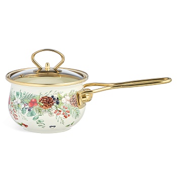 КОВШ ЭМАЛИРОВАННЫЙ СЕРИЯ "CELEBRATION" 0,9Л, ДИА 14 СМ