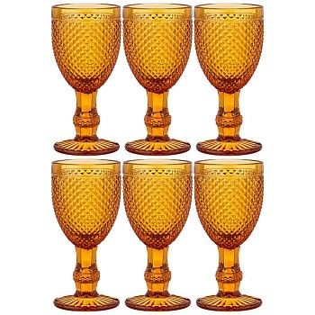 НАБОР РЮМОК "ГРАНАТ" ИЗ 6ШТ. СЕРИЯ "MUZA COLOR" 50МЛ. / В=10,5 СМ (КОР=16НАБ.)