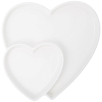 МЕНАЖНИЦА LEFARD "NATIVE" В ФОРМЕ СЕРДЕЦ 2 СЕК. 27*26,5*3 СМ (КОР=12ШТ.)