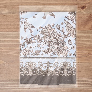 НАБОР САЛФЕТОК ИЗ 2-Х ШТ "ROYAL GARDEN",40Х40СМ, 100% ХЛОПОК ,БЕЖЕВЫЙ ,ТВИЛ,