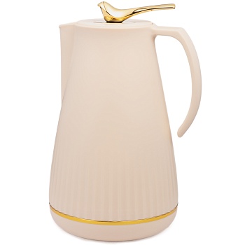 ТЕРМОС СО СТЕКЛЯННОЙ КОЛБОЙ, 950 МЛ, КРЫШКА С КЛАПАНОМ