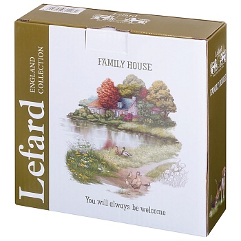 ТАРЕЛКА СУПОВАЯ LEFARD "FAMILY HOUSE" 570 МЛ 18*5,2 СМ В ФОРМЕ САЛАТНИКА  (КОР=24ШТ.)