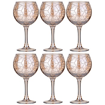 НАБОР ФУЖЕРОВ ИЗ 6 ШТ "ГРАФИКА" МЕД 280 МЛ