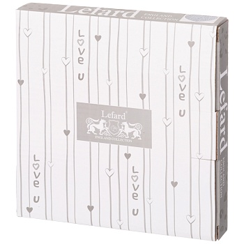 ТАРЕЛКА LEFARD "LOVE YOU" СЕРДЦЕ 20,5 СМ (КОР=40ШТ.)