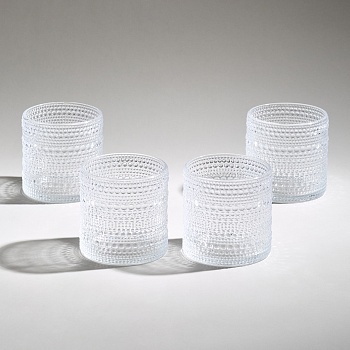 НАБОР СТАКАНОВ "BUBBLES" 4 ШТ. 390 МЛ / 9 СМ