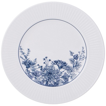 ТАРЕЛКА ЗАКУСОЧНАЯ LEFARD "ROYAL BLUE"20*1,8 СМ (МАЛ.УП.=4ШТ./КОР=24ШТ.)