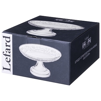 БЛЮДО СЕРВИРОВОЧНОЕ НА НОЖКЕ "BLOSSOM" 19,5*10 СМ