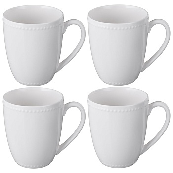 НАБОР КРУЖЕК LEFARD "COMPOSITION" 4 ШТ. 400 МЛ