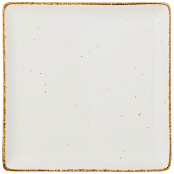 ТАРЕЛКА ОБЕДЕННАЯ КВАДРАТНАЯ "NATURE" 25,5 СМ (МАЛ=3ШТ./КОР=12ШТ.)