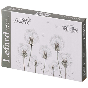 БЛЮДО ПРЯМОУГОЛЬНОЕ LEFARD "ЛОВИ СЧАСТЬЕ" 23Х4 СМ
