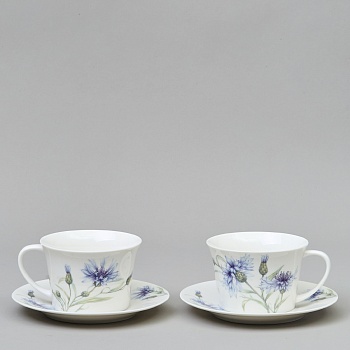 ЧАЙНЫЙ НАБОР LEFARD "ВАСИЛЬКИ" 4 ПР. НА 2 ПЕР. 250 МЛ