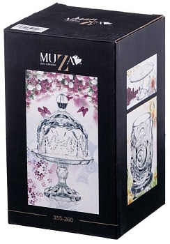 ЛИМОННИЦА НА НОЖКЕ 11*11*17 СМ. КОЛЛЕКЦИЯ "MUZA" (КОР=12ШТ.)