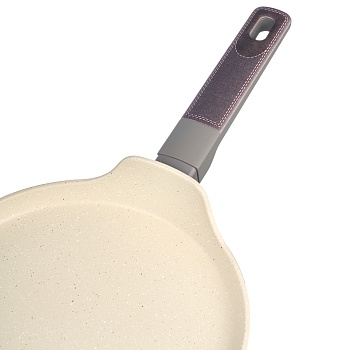СКОВОРОДА БЛИННАЯ С АНТИПРИГАРНЫМ ПОКРЫТИЕМ PFLUON MARBLE, 22*4,3 СМ
