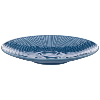 ТАРЕЛКА ЗАКУСОЧНАЯ BRONCO "MIRAGE" 22 СМ СИНЯЯ (МАЛ.УП.2 ШТ/КОР=32ШТ.)