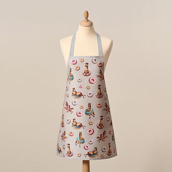 ФАРТУК "ЛОШАДЬ В ПОНЧИКАХ",60Х70СМ,100% ХЛОПОК,ТВИЛ,ПРОПИТКА