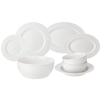 СЕРВИЗ СТОЛОВЫЙ LEFARD  "ДИАМАНД" НА 6 ПЕР. 23 ПР. (КОР=2НАБ.)