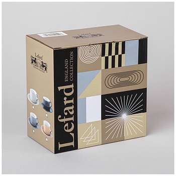 ЧАЙНАЯ ПАРА LEFARD "TOP STYLE" 250 МЛ БЕЖЕВАЯ (КОР=36НАБ.)