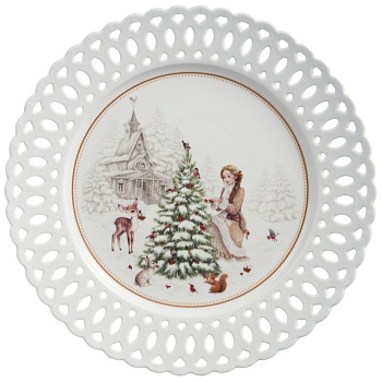 НАБОР ТАРЕЛОК ОБЕДЕННЫХ LEFARD "МОРОЗКО" 2 ШТ. 26,5 СМ (КОР=12НАБ.)