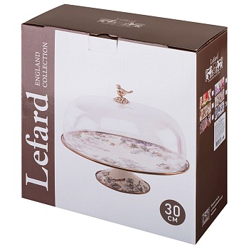 ТОРТОВНИЦА LEFARD С КРЫШКОЙ, СЕРИЯ ЯБЛОНЕВЫЙ САД, ДИА.30СМ