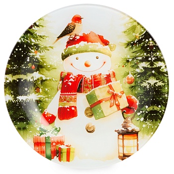 ТАРЕЛКА ЗАКУСОЧНАЯ КОЛЛЕКЦИЯ "РОЖДЕСТВЕНСКАЯ СКАЗКА" 20 СМ