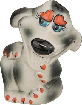 ФИГУРКА "СОБАКА №2" 7*7*14 СМ. БЕЗ УПАКОВКИ (КОР=70ШТ.)