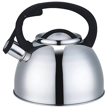 ЧАЙНИК AGNESS "CLASSIC" СО СВИСТКОМ 2,5 Л НЖС, ИНДУКЦИОН. ДНО  (КОР=12ШТ.)