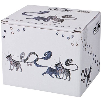 КРУЖКА LEFARD "КОТИКИ" 400 МЛ (КОР=36ШТ,)