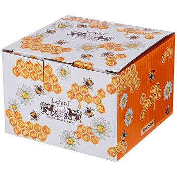 БАНКА С СИЛИКОНОВОЙ КРЫШКОЙ "ПЧЕЛЫ" 500 МЛ (КОР=24ШТ.)