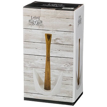 ПОДСТАВКА ДЛЯ БУМАЖНЫХ ПОЛОТЕНЕЦ LEFARD "NATIVE" 13,5*12 СМ. ВЫСОТА=26 СМ. (КОР=8ШТ.)