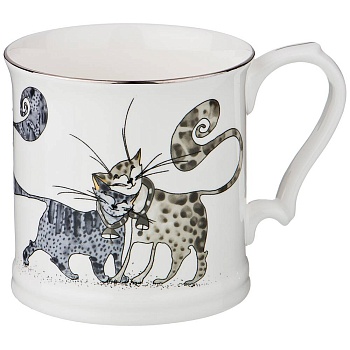 КРУЖКА LEFARD "КОТИКИ" 400 МЛ (КОР=36ШТ,)
