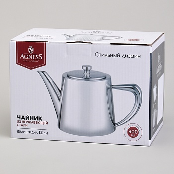 ЧАЙНИК AGNESS, 900 МЛ
