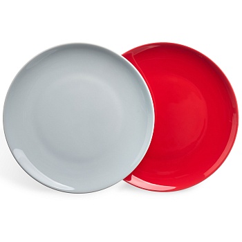 НАБОР ТАРЕЛОК ЗАКУСОЧНЫХ  LEFARD "TET-A-TET" 2 ШТ. 20,5 СМ (КОР=16НАБ.)